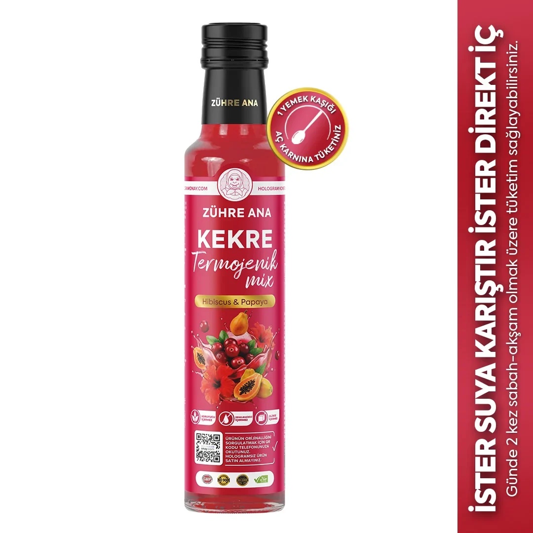 Kekre Termojenik Mix 250 ml – Bitkisel İçerikli Konsantre İçecek - Zuhre Ana